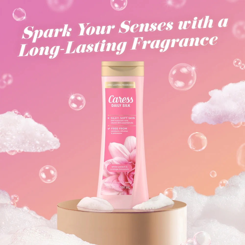 Caress Daily Silk Pink Body Wash